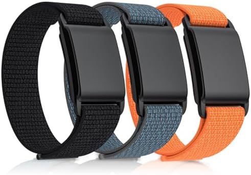 Nylon Sport Loop Wristband Compatible with Whoop 4.0 for Women Men, Soft Adjustable Breathable Replacement Bands for Whoop 3.0/4.0 Durable Sleep, Wearable Health, Fitness & Activity Tracker