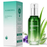Aloderma Skin Brightening Serum for Face with 65% Organic Aloe Vera - Face Serum with Niacinamide, Vitamin C for Skin Lightening - Aloe Vera Serum to Hydrate & Revitalize Dull, Tired Skin, 1.7oz