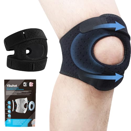 Knee Brace for Women/ Men,2025 New Upgraded Extended Edition Wellknee Knee Brace, Adjustable Knee Support，Knee Wraps for Pain Relief for Meniscus Tear Knee Pain Arthritis Pain Injury Recoverys(Black) ﻿