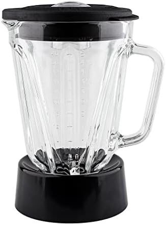 Replacement Parts 5cups Glass jar with SPB-7CH-LR Collar Collar and blade,Compatible with Cuisinart Blender