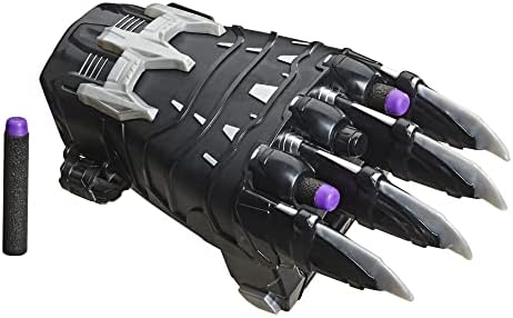 Marvel Nerf Power Moves Black Panther Power Slash Claw, Dart-Launching Toy for Kids Roleplay, 5+ (Amazon Exclusive)
