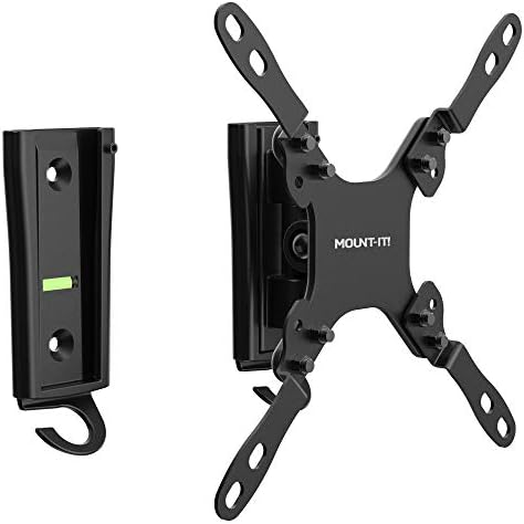 MOUNT-IT! RV TV Mount with Dual Wall Plates | No-Rust Quick Release Aluminum Mounting Bracket for Indoor Or Outdoor Use | Low-Profile Full Motion Arm, 33lbs Capacity | Up to VESA 200x200mm
