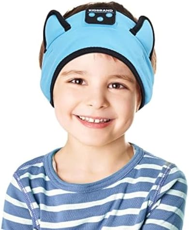 Kids Headphones Bluetooth Headband Adjustable, Wireless Sleep Headphones for Kids with Wired Playback 3.5 MM Jack for Teens/Boys/Girls/Smartphones/School/Kindle/Airplane Travel/Plane/Tablet