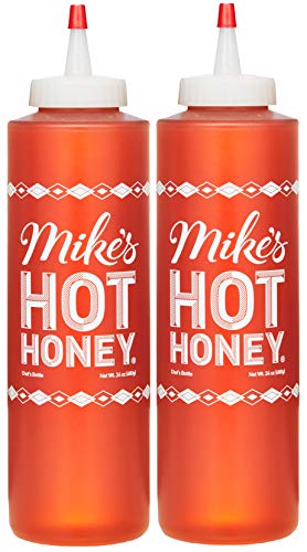 Mike's Hot Honey 24 oz Chef’s Bottle (2 Pack), Honey with a Kick, Sweetness & Heat, 100% Pure Honey, Gluten-Free & Paleo, More than Sauce - it's Hot Honey