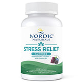 Nordic Naturals Stress Relief Gummies, Mixed Berry, 40 Gummy Supplements, Supports Daily Mood and Immune System Health, Non-GMO, Vegetarian, 20 Servings