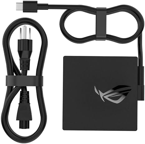 100W USB Type C rog Ally Charger A20-100P1A for ASUS Chromebook Z13 X13 GV301 GZ301 GA401QM ZenBook 14 14X UX425QA UM425QA 20V 5A Laptop Power Adapter Power Cord