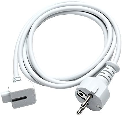 WESAPPINC Replacement Extension Power Cord European Standard Plug 6 Feet Cable for Apple MacBook 45W 60W 85W Magsafe or Magsafe 2 Power Adapter