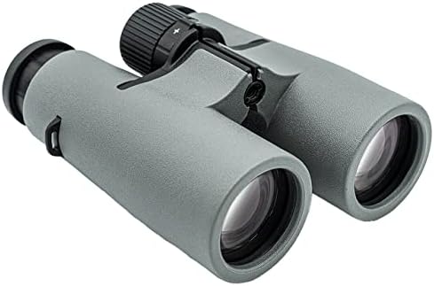 COVERT SCOUTING CAMERAS 8X42 Binocular (CC0081) ED (Extra-Low Dispersion) Glass, BAK-4 Phase-Corrected Dielectric Coated Roof Prisms, Scratch Resistant, Waterproof, Fog Proof, Shock Resistant, Gray