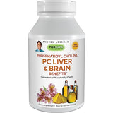 ANDREW LESSMAN PC Liver & Brain Benefits 360 Softgels - Phosphatidyl Choline, Most Important Building Block for Healthy Liver and Brain Structure and Function. No Additives. Easy to Swallow Softgels