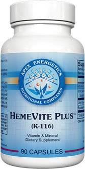 HemeVite Plus, Apex Energetics, 90 Capsules