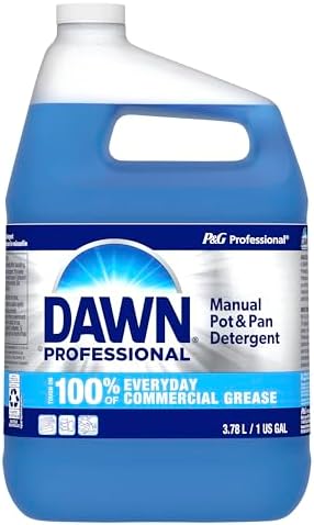 Manual Pot and Pan Detergent, Dish Soap, Liquid Concentrate, 1 Gallon (Pack of 1)