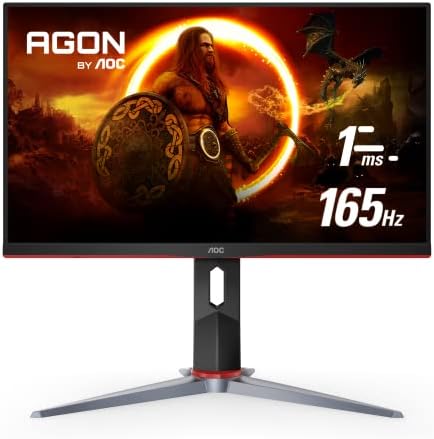 AOC C24G2-B 23.8" 1920 x 1080 144Hz Gaming Monitor - Certified Refurbished