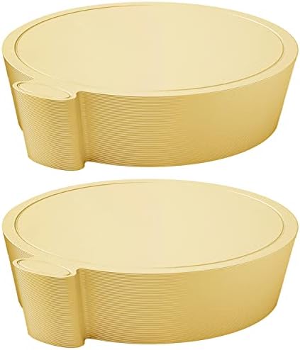 200 Pcs Gold Cake Boards Mini Round Cake Cardboard 3.5 Inch for Mousse Cupcake, Cake Dessert, Cake Decorating, 8cm