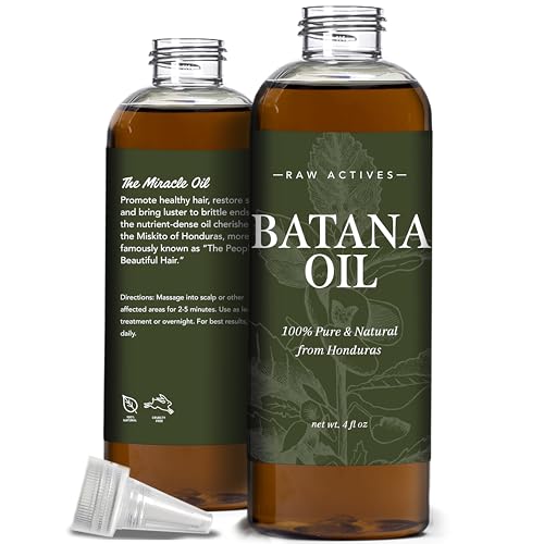 Batana Oil for Hair Growth, 100% Pure & Natural from Honduras, Promotes Hair Wellness for Men & Women | Dr. Sebi (Honduran Herbalist) | Enhances Hair & Skin Radiance, Liquid Miracle Concentrate, 4.0oz
