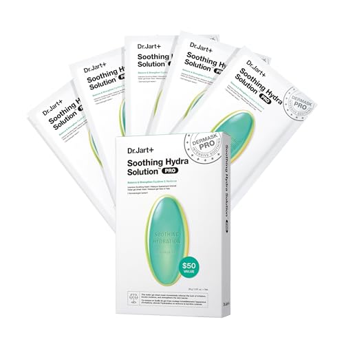 Dr.Jart+ Dermask™ Soothing Hydra Solution™ Face Mask for Visibly Irritated Skin | Sheet Mask | Korean Skin Care, 1 Pack