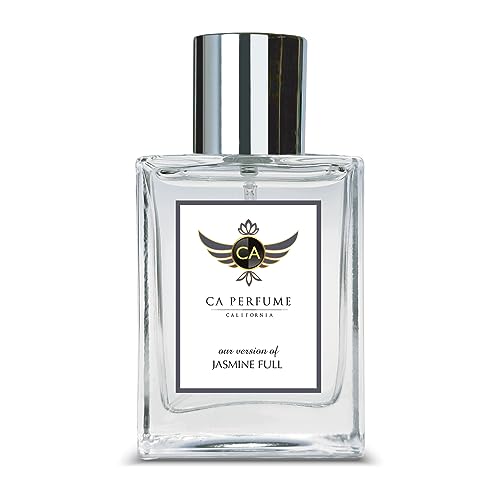 CA Perfume Impression of Jasmine Full For Women & Men Replica Fragrance Dupes Eau de Parfum Spray Bottle 1.7 Fl Oz/50ml-X1