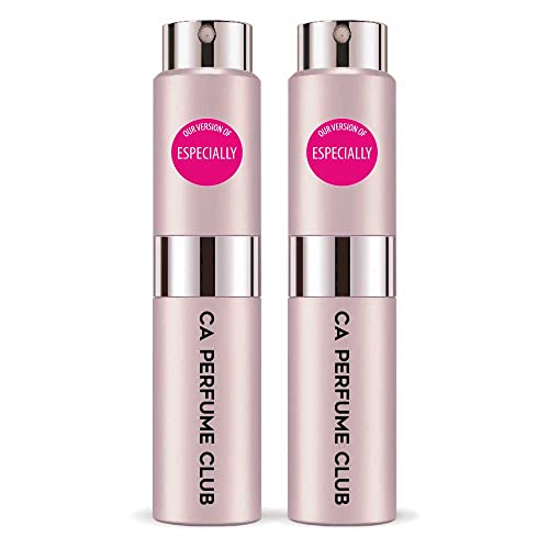 CA Perfume Impression of Especially For Women Replica Version Fragrance Dupes Concentrated Long Lasting Eau de Parfum Spray Refillable Atomizer Bottle 0.27 Fl Oz-X2