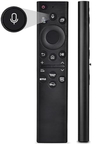 Replacement for Samsung Smart TV Voice Remote: Compatible with BN59-01385A(No Solarcell),for Most 2018 to 2023 Frame/Crystal/UHD/QLED/QLED/Curved 4K 8K TVs