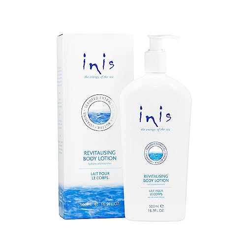 Inis the Energy of the Sea Revitalizing Body Lotion - Body Lotion for Women - Body Lotion for Men - Lotions for Women - Deep Moisturizing Lotion - Antioxidant Rich Vitamin E & B5-16.9 Fluid Ounce