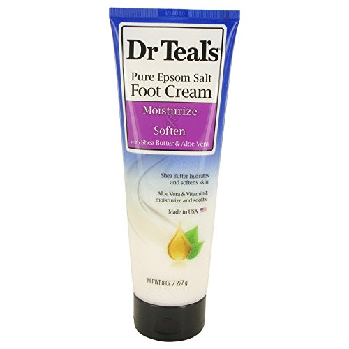 Dr Teal's Pure Epsom Salt Foot Cream Pure Epsom Salt Foot Cream with Shea Butter & Aloe Vera & Vitamin E By Dr Teal's Perfume for Women 8 oz Pure Epsom Salt Foot Cream with Shea Butter & Aloe Vera & Vitamin E (Strong practicability)