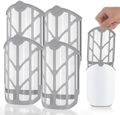 DJROLL 4 Pack Refill Cartridge Kit Compatible with Zevo M364, Replacement Refill for Zevo, Easy to Install (4 Refill Cartridges)