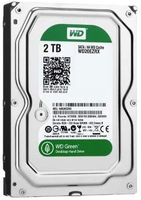 Western Digital WD Green WD20EZRX 2TB IntelliPower 64MB Cache SATA 6.0Gb/s 3.5" Internal Hard Drive