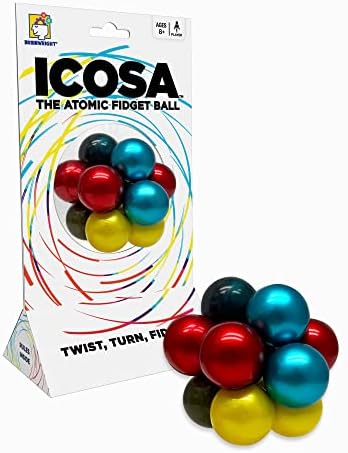 Brainwright - ICOSA - The Atomic Fidget Ball - Twist, Turn, Fidget!