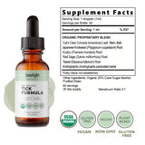 LIMELIGHT HERBALS The Organic Tick Formula: Enhanced Immune System Support - Concentrated Herbal Tincture with Cat's Claw, Andrographis, Japanese Knotweed & More - 60 Servings - Made in USA