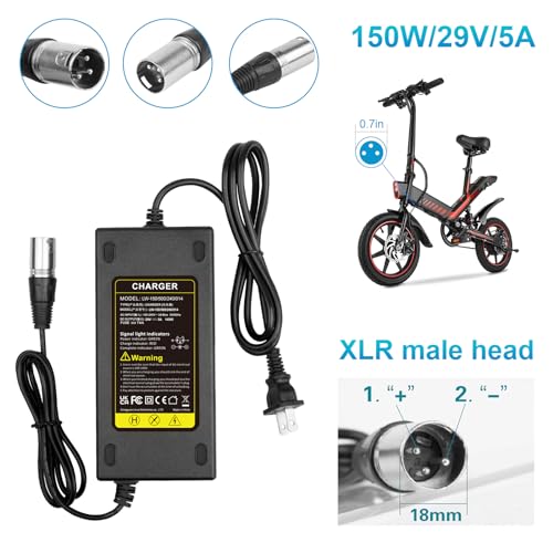 24V 5A 3-Pin Male XLR Connector Battery Charger for Lakematic, Pride Mobility, Jazzy Power Chair, Drive Medical, Golden Technologies, Shoprider, Rascal 200T/500T/301 PC 24BC5000TF-1