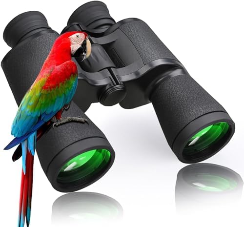20x50 Powerful-Waterproof-Birding Binoculars for Adults - Large View Binoculars for Bird Watching with Clear Low Light Vision for Hunting, Travel, Outdoor Sports Watching, for Dad
