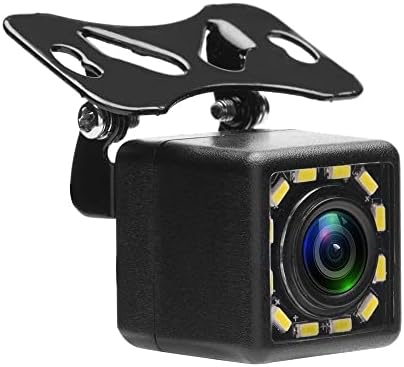 Car Backup Camera, Rear View Camera Ultra HD 12 LED Night Vision,Waterproof Reverse Camera 170° Wide View Angel for Universal Cars,SUV,Trucks,RV and More (HD)