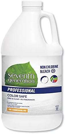 Single Seventh Generation Professional Non Chlorine Bleach, Free and Clear, Unscented, Color-Safe, 64 Fluid Ounce - 1 each