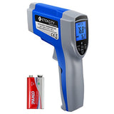 Etekcity Infrared Thermometer 1022D (Not for Human) Dual Laser Temperature Gun Non-contact-58℉~1022℉ (-50℃ ~ 550℃) with Adjustable Emissivity & Max Measure, Standard Size, Blue & Gray