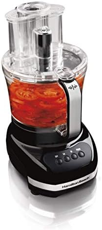 Hamilton Beach Big Mouth Duo Plus 12 Cup Food Processor & Vegetable Chopper with Additional Mini 4 Cup Bowl, Black (70580)