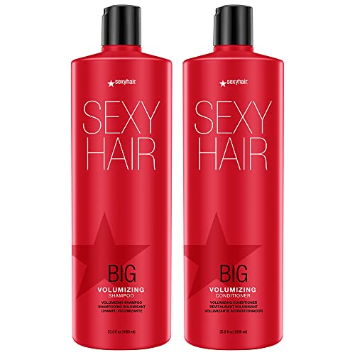 SexyHair Big Volumizing Shampoo/Conditioner | Provides Moisture and Hydration | SLS & SLES Sulfate Free | All Hair Types
