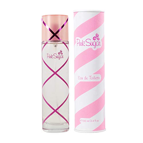 Pink Sugar Eau de Toilette Perfume for Women, Floral + Fruity Scent, Notes of Raspberry, Cotton Candy, and Vanilla, Sweet and Sensual Fragrance