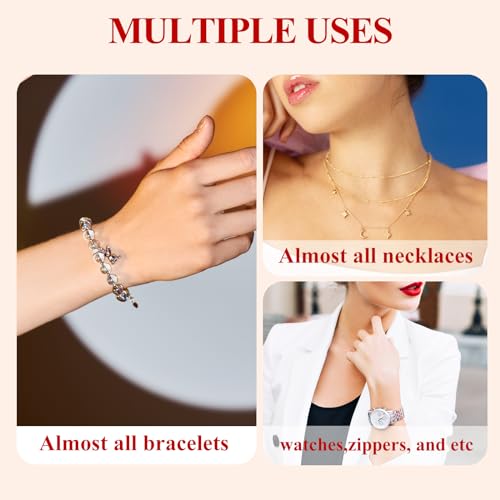 Bracelet Helper to Put on Yourself Include Bracelet Wearing Aid Hook and Clips Metal Bracelet Assistance Tool Jewelry Fastening Tools for Necklace/Watch Clasps, Zippers, Crafts, Arthritis Elderly