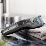 Panasonic Performance Hair Clippers with 2 Attachments and Adjustable Length Settings, Corded or Cordless Trimmer for Hair and Beard - ER-GC63-H (Silver)