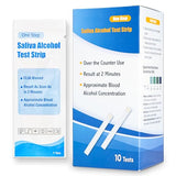 Prime Screen Saliva Alcohol Test Strip, High Accurate Home Test, Result in 2 Minutes - 10 Tests