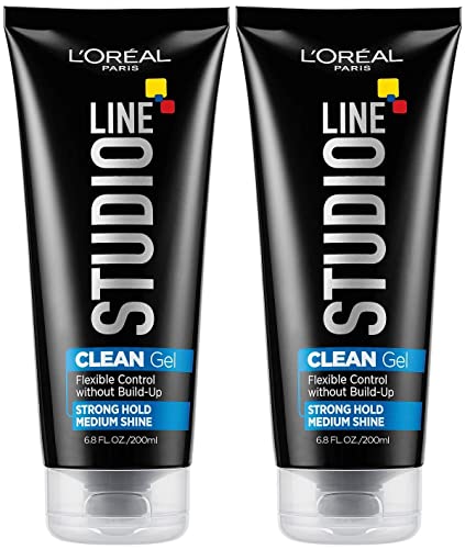 L'Oreal Paris Studio Line Clear Minded Clean Gel - Strong Hold 6.8 fl; oz. - Pack of 2