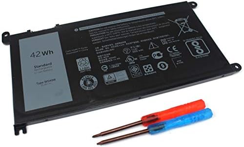 WDXOR Battery for Dell Inspiron 15 5000 7000 Series 15 7579 7569 5578 5565 5567 5568 5570 5775 5579 7560 7570 13 5378 5368 7375 7368 7378 17 5765 5767 5770 P69G001 P58F P75F P66F P69G WDX0R 3CRH3.