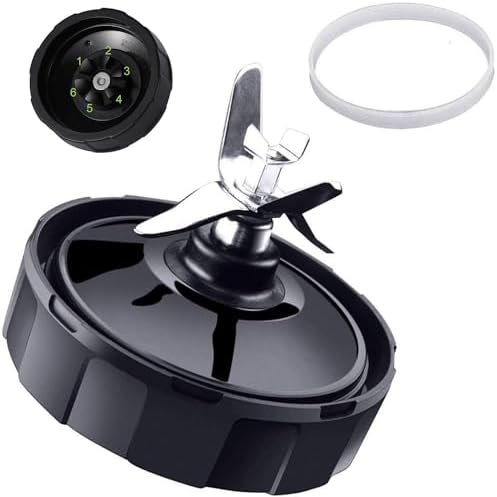 Ninja Blender Blade Replacement Parts 6 Fins Nutri Ninja 900 watts replacement blade Compatible For 18oz 24oz 32oz Blender Cup Bl480, Bl481,Bl482,Bl483,Bl484 Bl450, Bl451, Bl454,Bl455