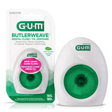 GUM ButlerWeave® Mint, Waxed String Floss 165M X Pack of 6