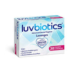 Luv Biotics Cherry Lozenges with Oral Probiotics, Xylitol & Aloe Vera - Pack of 30 lozenges