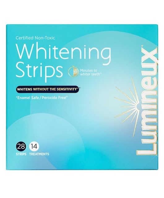 Lumineux Teeth Whitening Strips, 14 Pieces, Sensitivity Free, Non Toxic, 5.9 Ounces (Pack of 1)