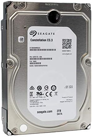 Seagate Constellation ES.3 ST3000NM0033 3TB 7200 RPM 128MB Cache SATA 6.0Gb/s 3.5" Enterprise (Renewed)
