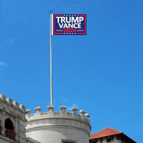 WENWELL Donald Trump and JD Vance 2024 Flags 3x5 Ft,Make America Great Again Trump Vance '24 Presidential Campaign Banners flag for car Boat Outdoor,2-Pack,1 Blue & 1 Red Flag with 2 Brass Grommets Each