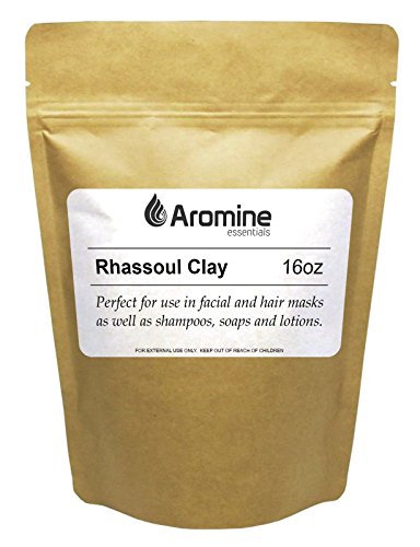 Rhassoul Clay Powder 16oz Moroccan Ghassoul Clay Mask, Nourishing, Unisex, Skin Treatment Mask