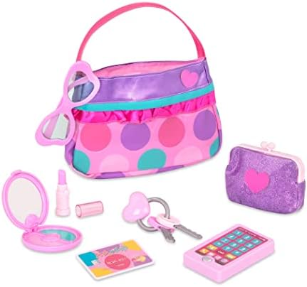 Battat- Play Circle- Makeup & Beauty Set – Dress Up Fashion Accessories – Pretend Play- Toys For Kids- Princess Purse Set- 3 years +