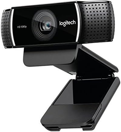 Logitech C922x Pro Stream Webcam Full 1080p HD Camera Background Replacement Technology for YouTube or Twitch Streaming (Renewed)